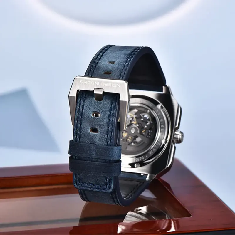 Pagani Design Skeleton Square Dial Automatic Men's Watch- PD-1791